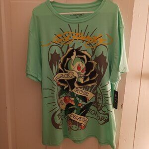 Ed Hardy Black Rose Tee